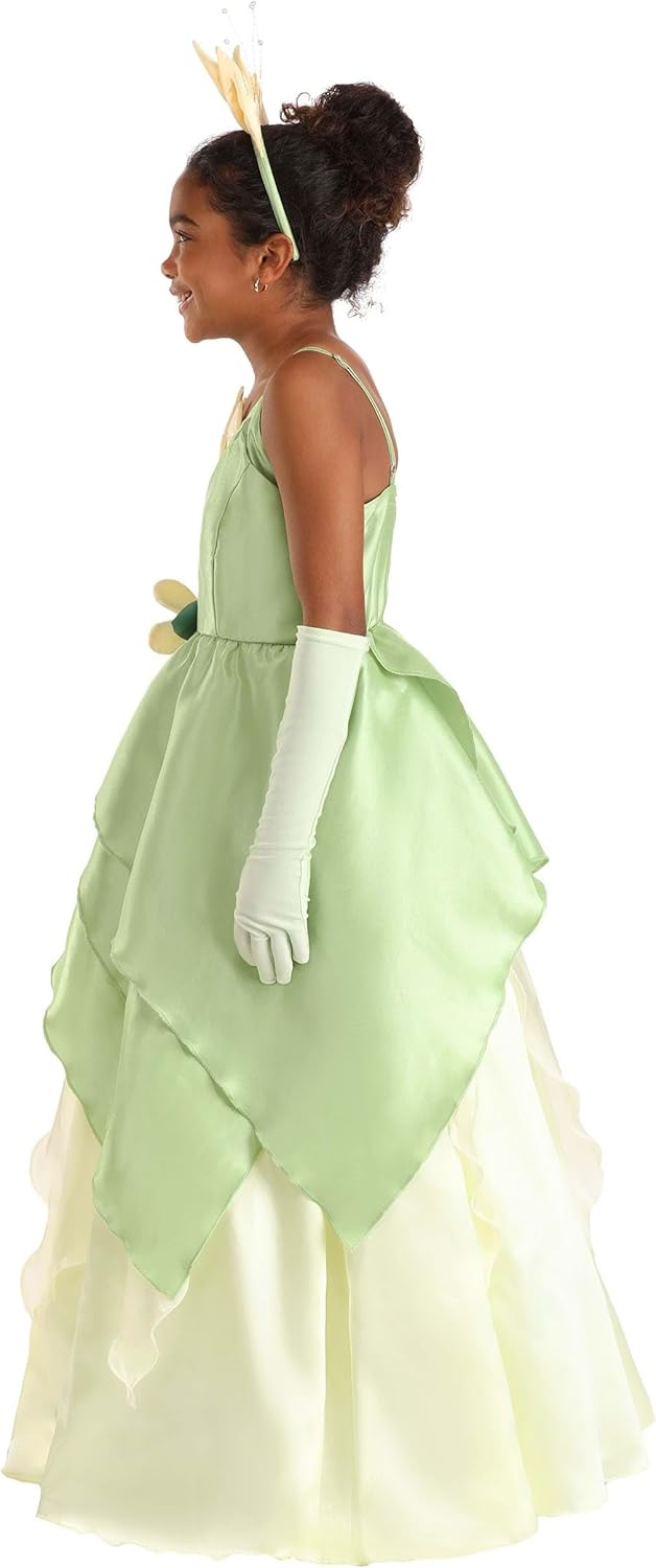 Enchanted Disney Tiana Costume Dress for Girls - Perfect Princess arbitrary