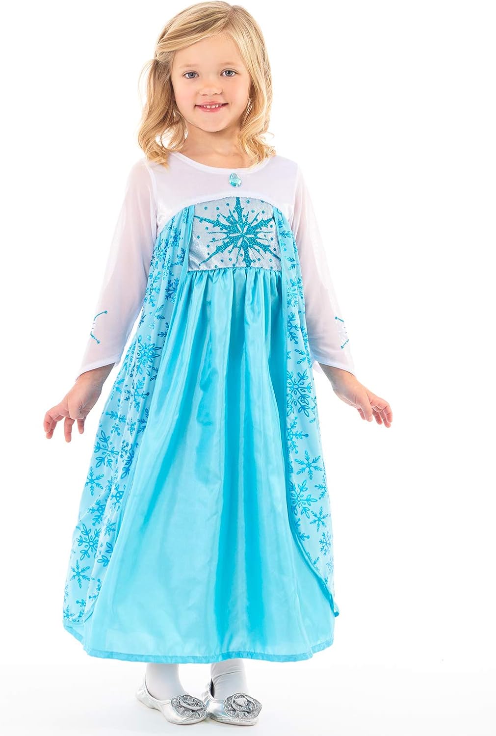 Dress Up as the Ice Princess Machine Washable Play-Friendly Kids Costumes