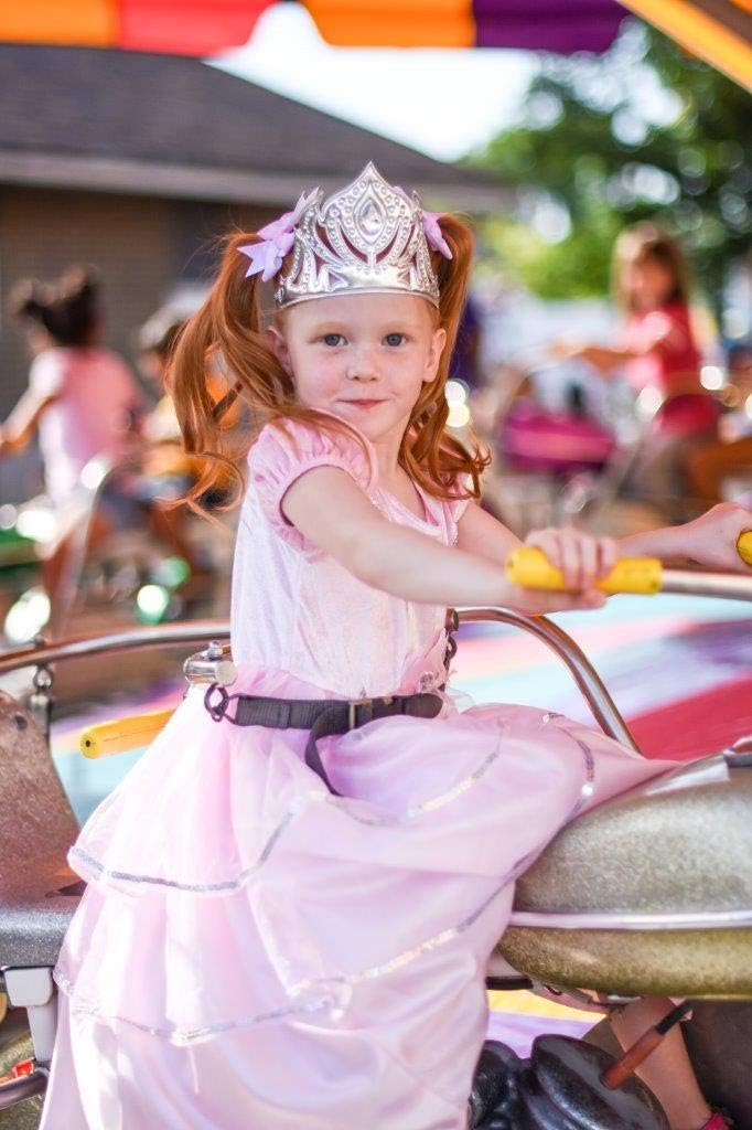 Little Adventures Royal Pink Princess Dress Up Costume for Girls