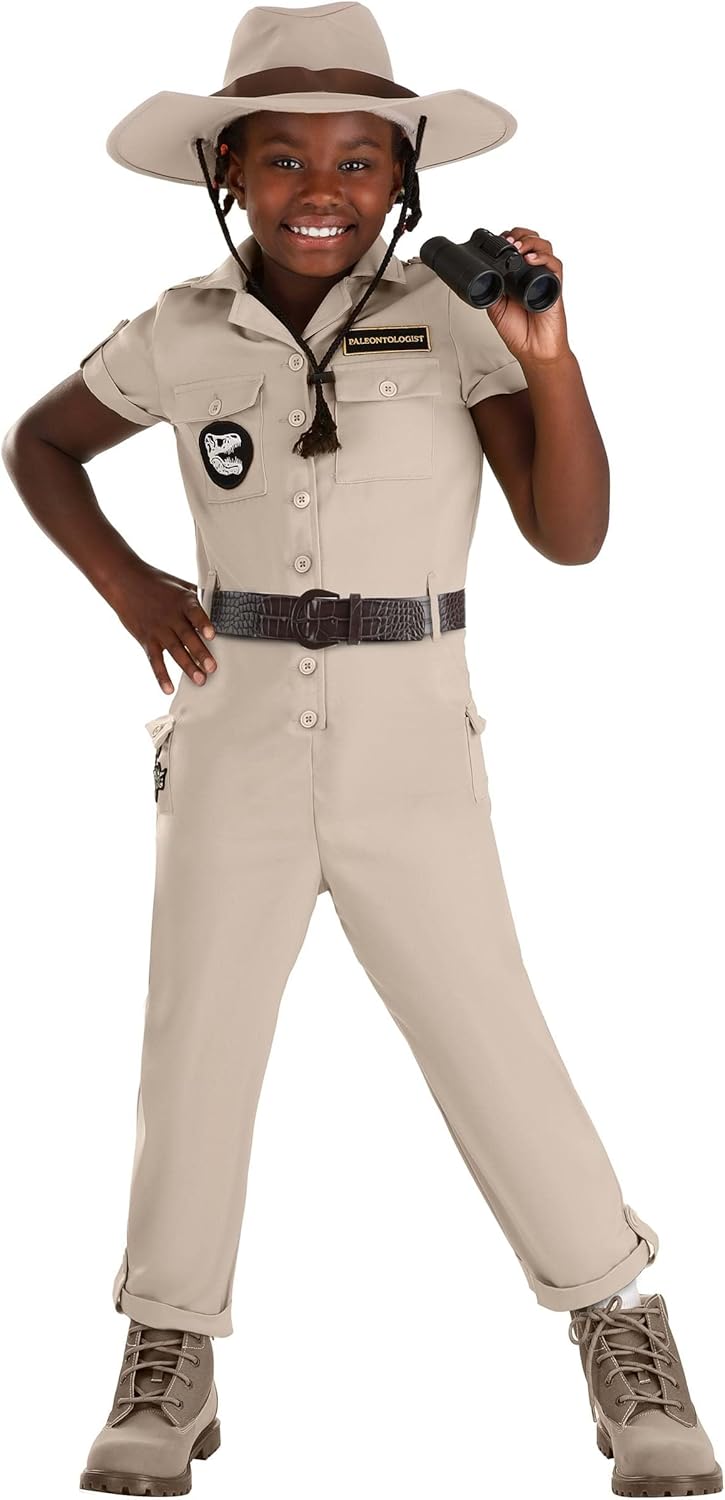 Fun Costumes Dinosaur Paleontologist Costume for Girls