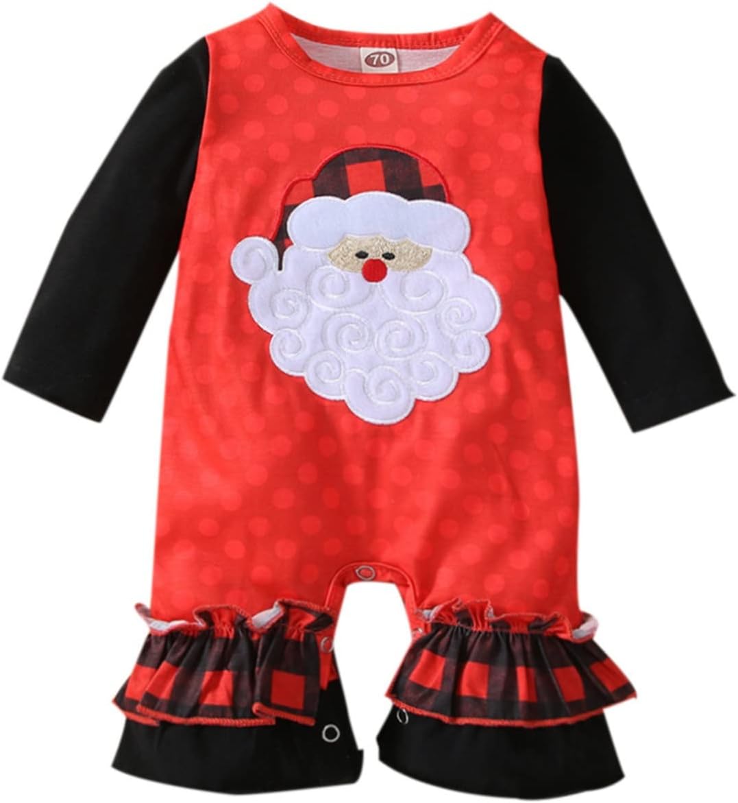Dino Christmas Baby Pjs Set