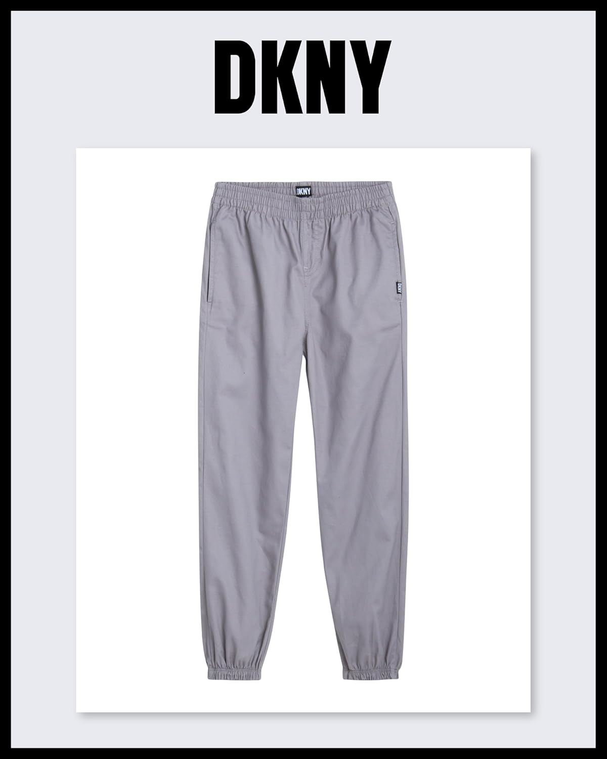 DKNY Boys Jogger Pants Set - 2-Piece Plaid Set