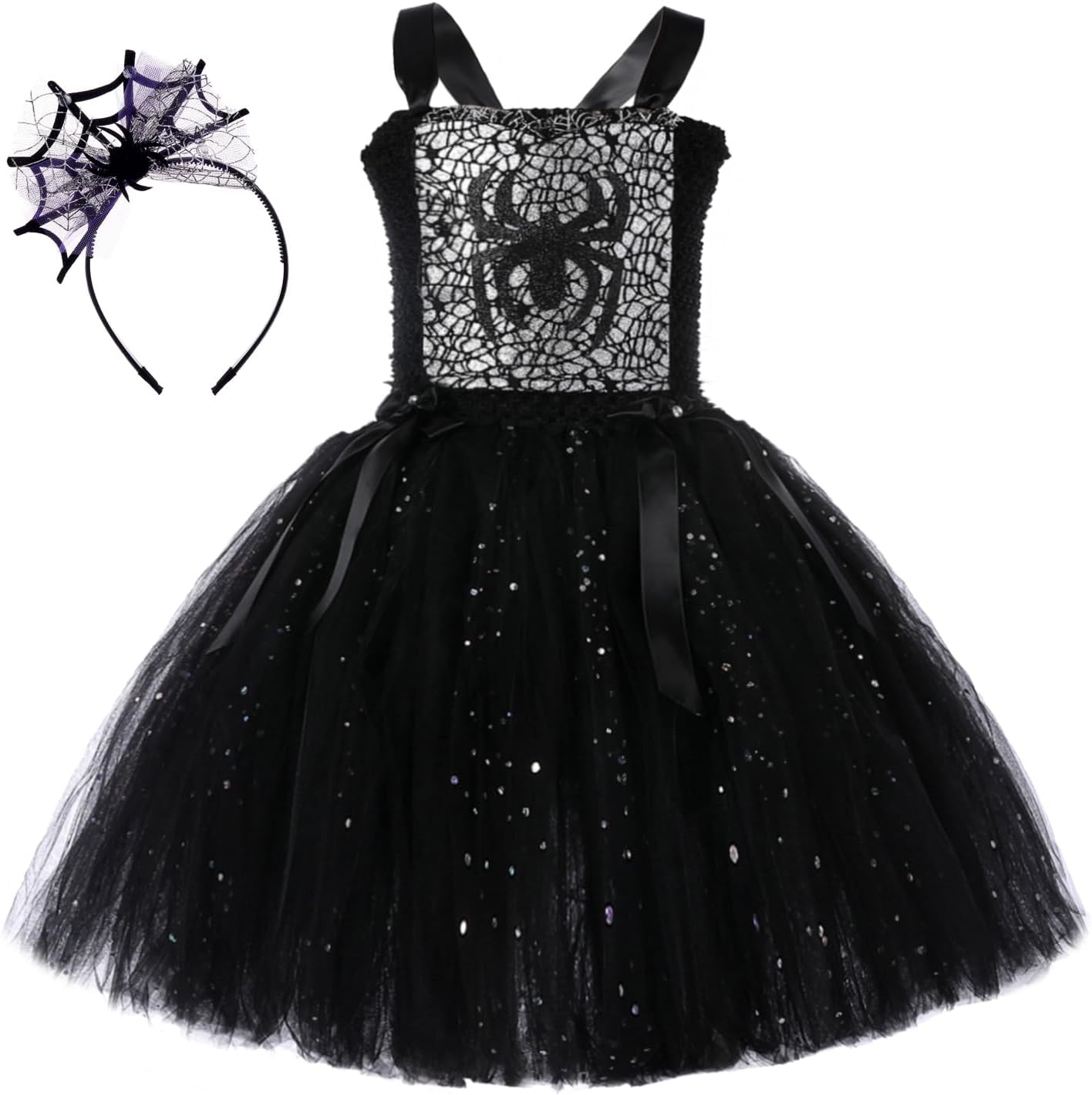 Spider Web Halloween Costume for Girls