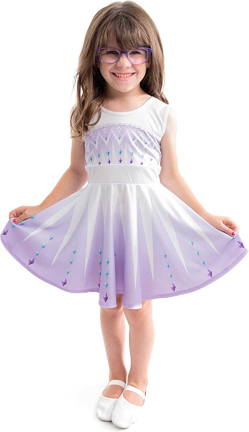 Little Adventures Magic Princess Dress for Girls Machine Washable Twirl Design