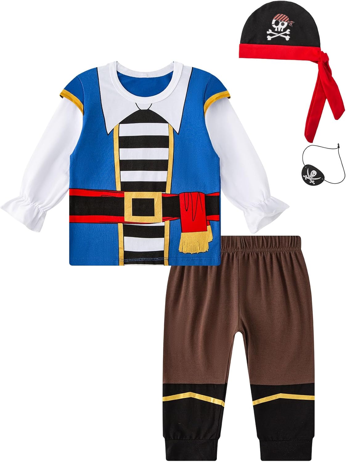 Aglee Pirate Kids Halloween Costume