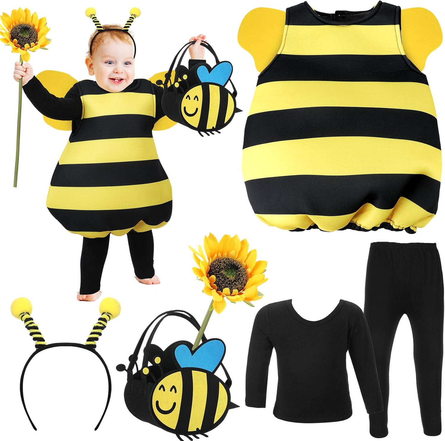 Bumblebee Halloween Costume for Kids