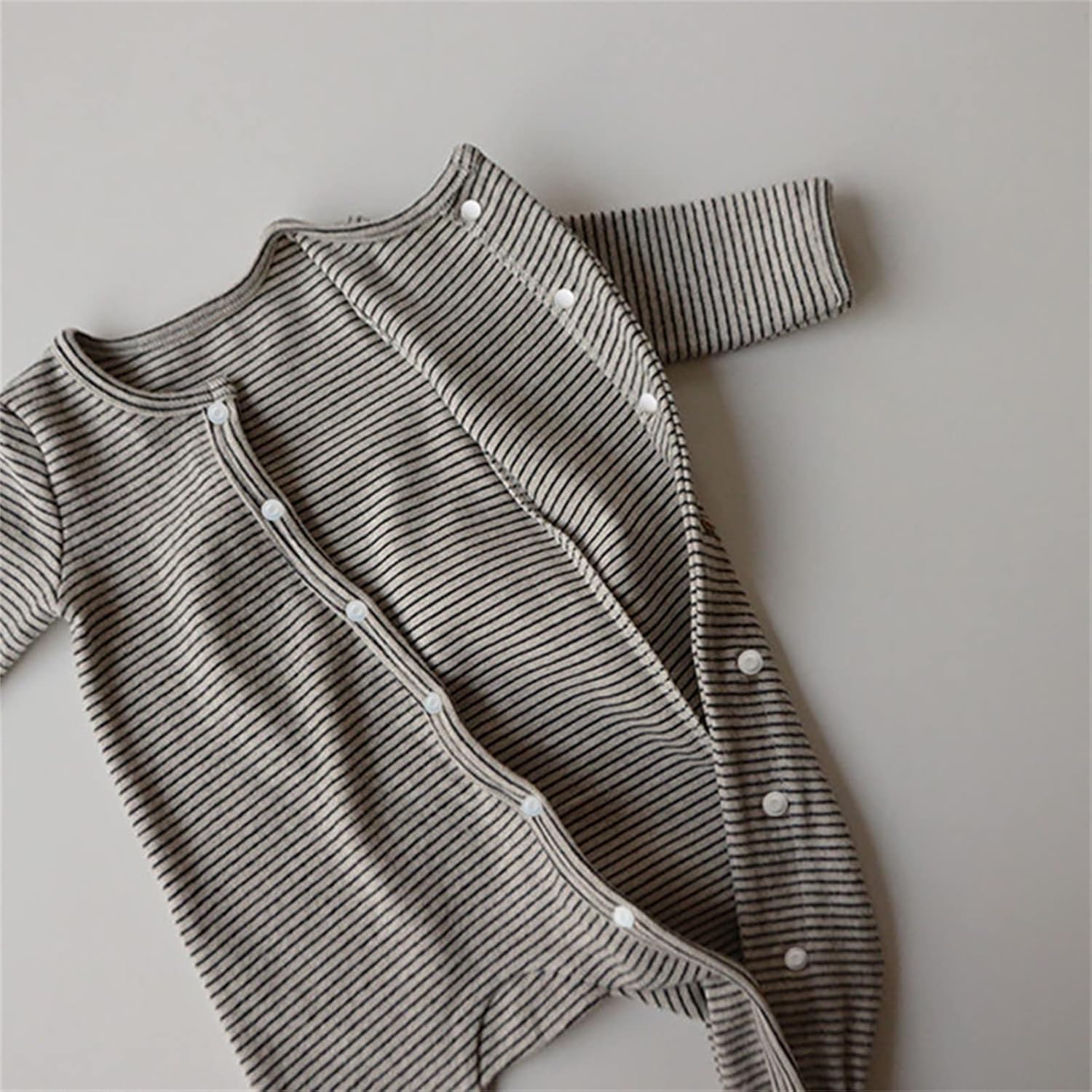 SZZY Baby Romper Autumn Striped Long Sleeve Jumpsuit 12-18 Months