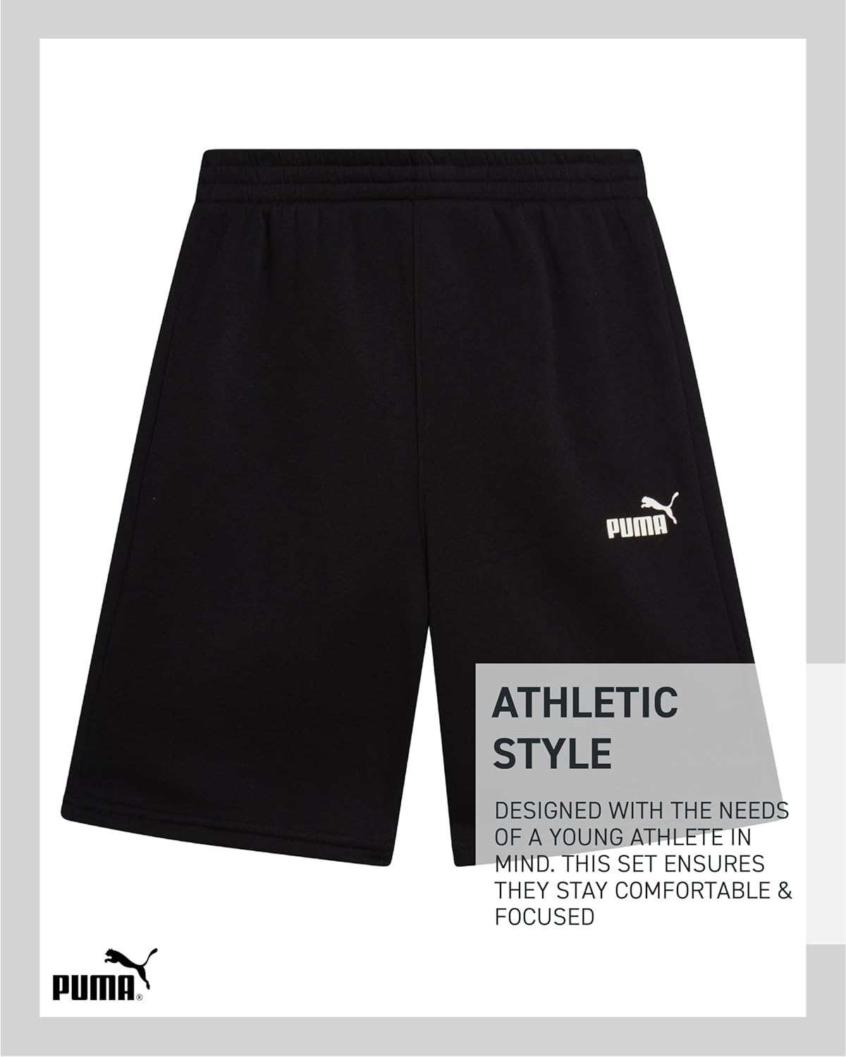 PUMA Boys Active Set Comfort Style for Boys Ages 8-16