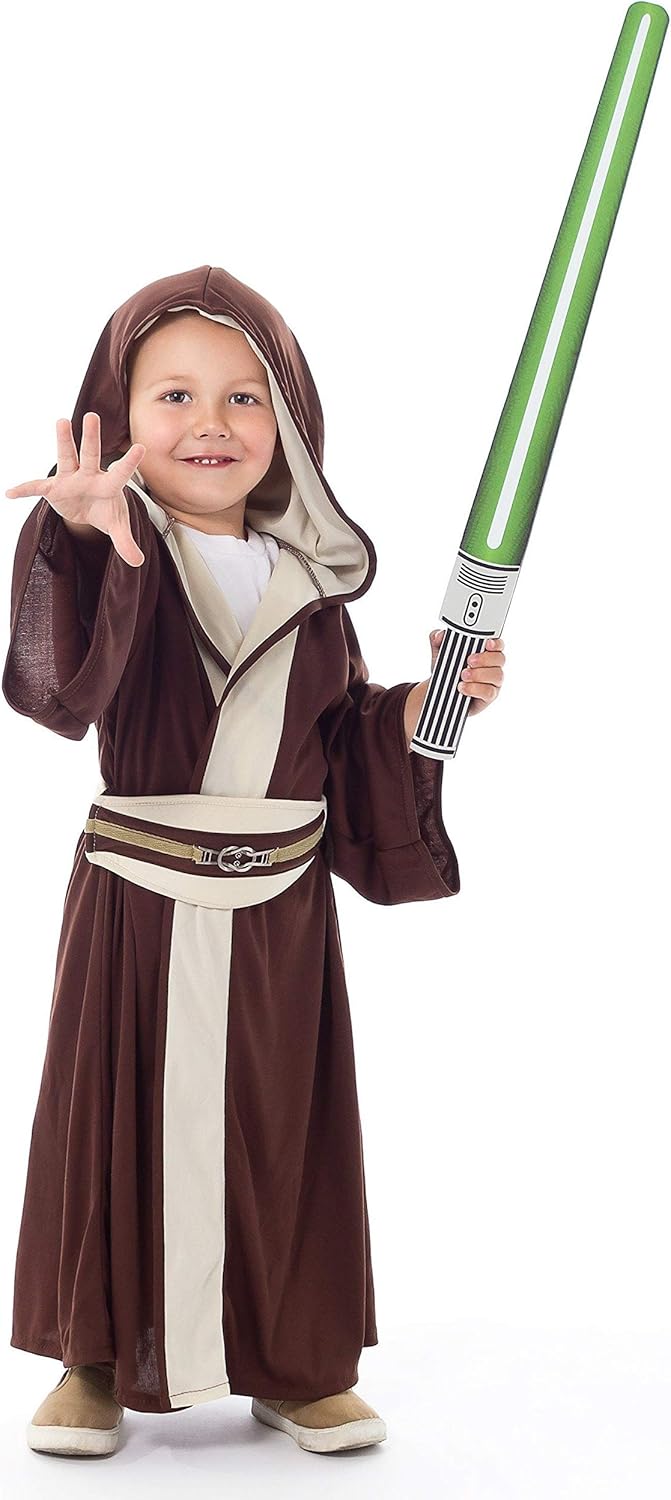 Little Adventures Galactic Warrior Hooded Robe with Belt