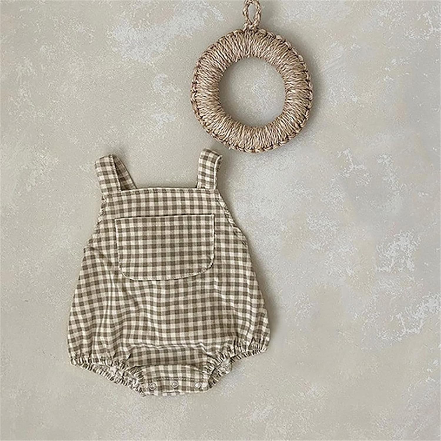 Adorable Khaki Romper for Babies