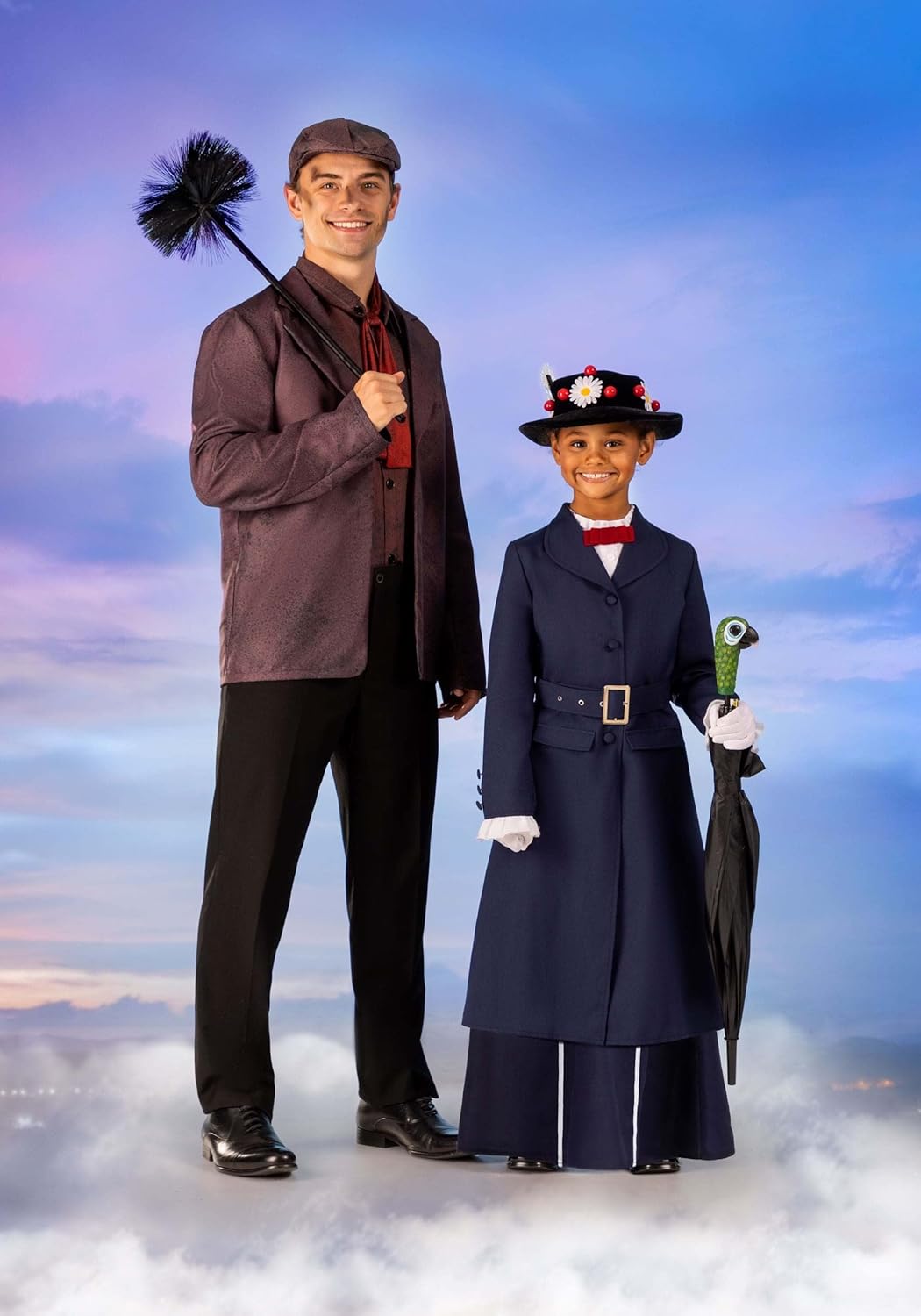 bwDis Disney Mary Poppins Halloween Costume Nanny Gown for Girls