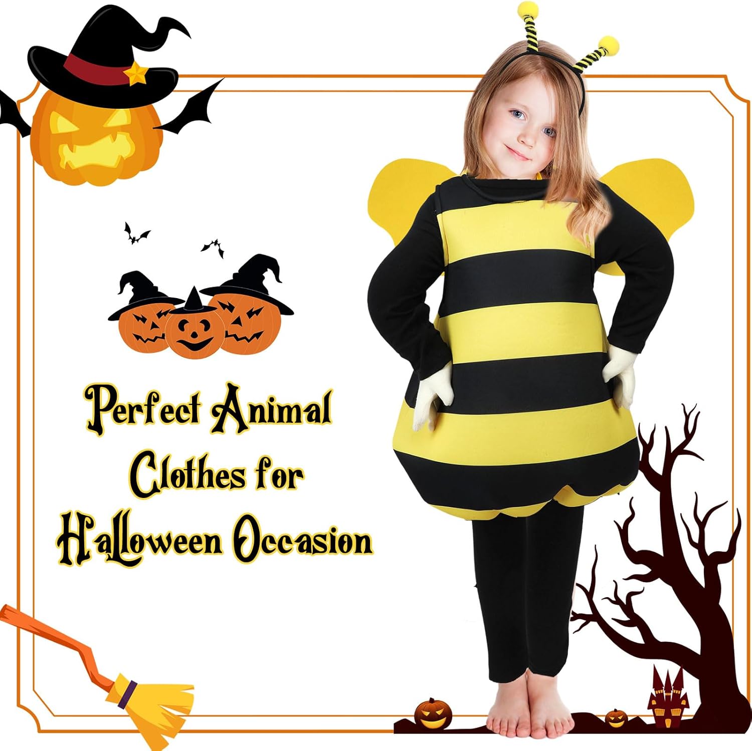 Bumblebee Halloween Costume for Kids