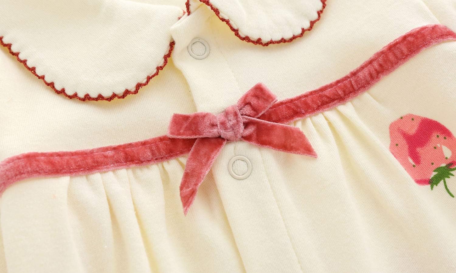 Baby One Piece Romper Soft Cotton Sleepwear for 0-12 Month Infant