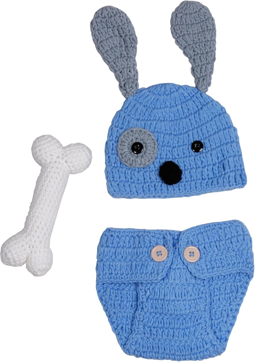 Matissa - Newborn crochet baby hats and outfits
