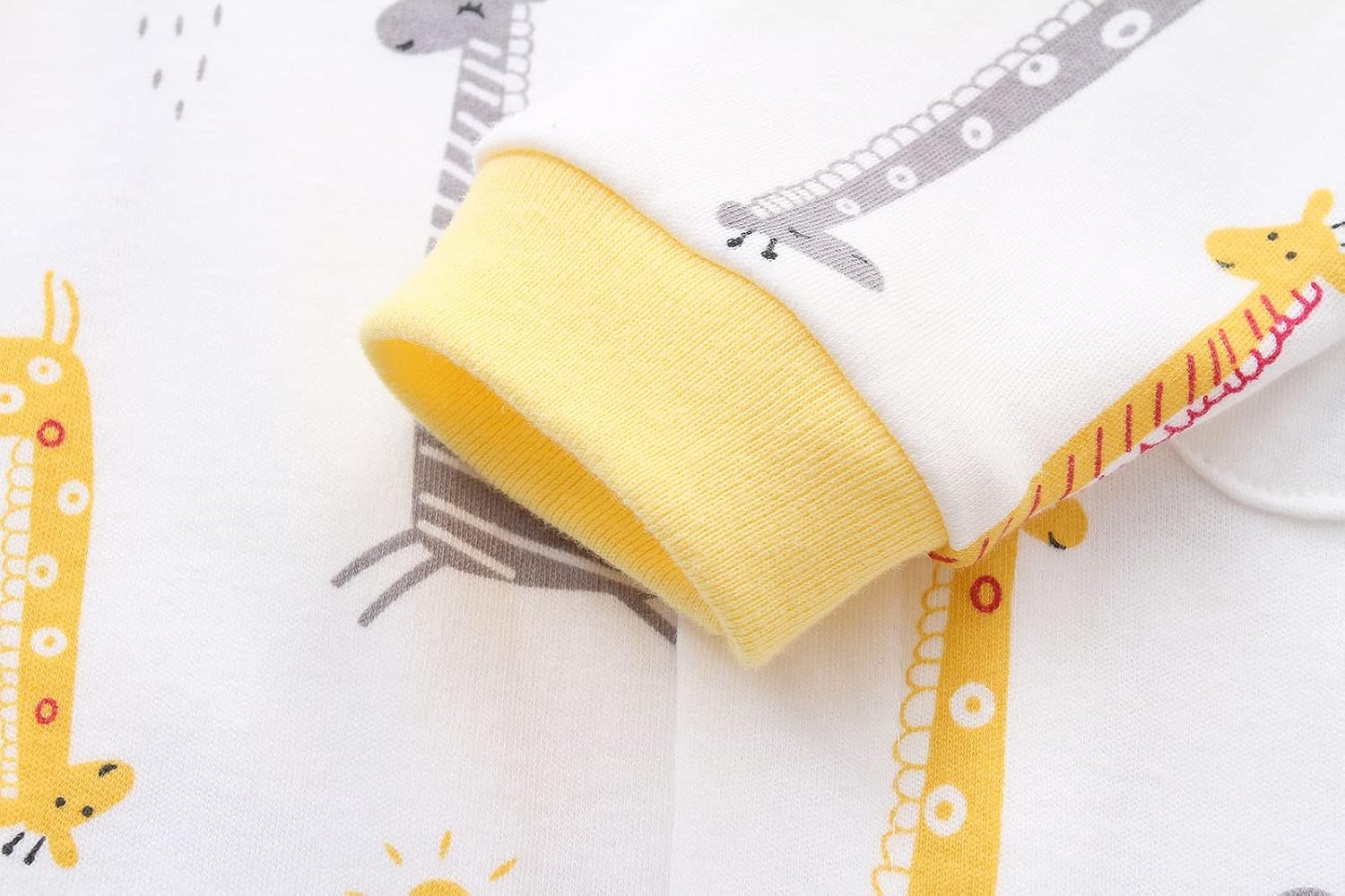 Babymine Checked Organic Cotton Onesie Romper