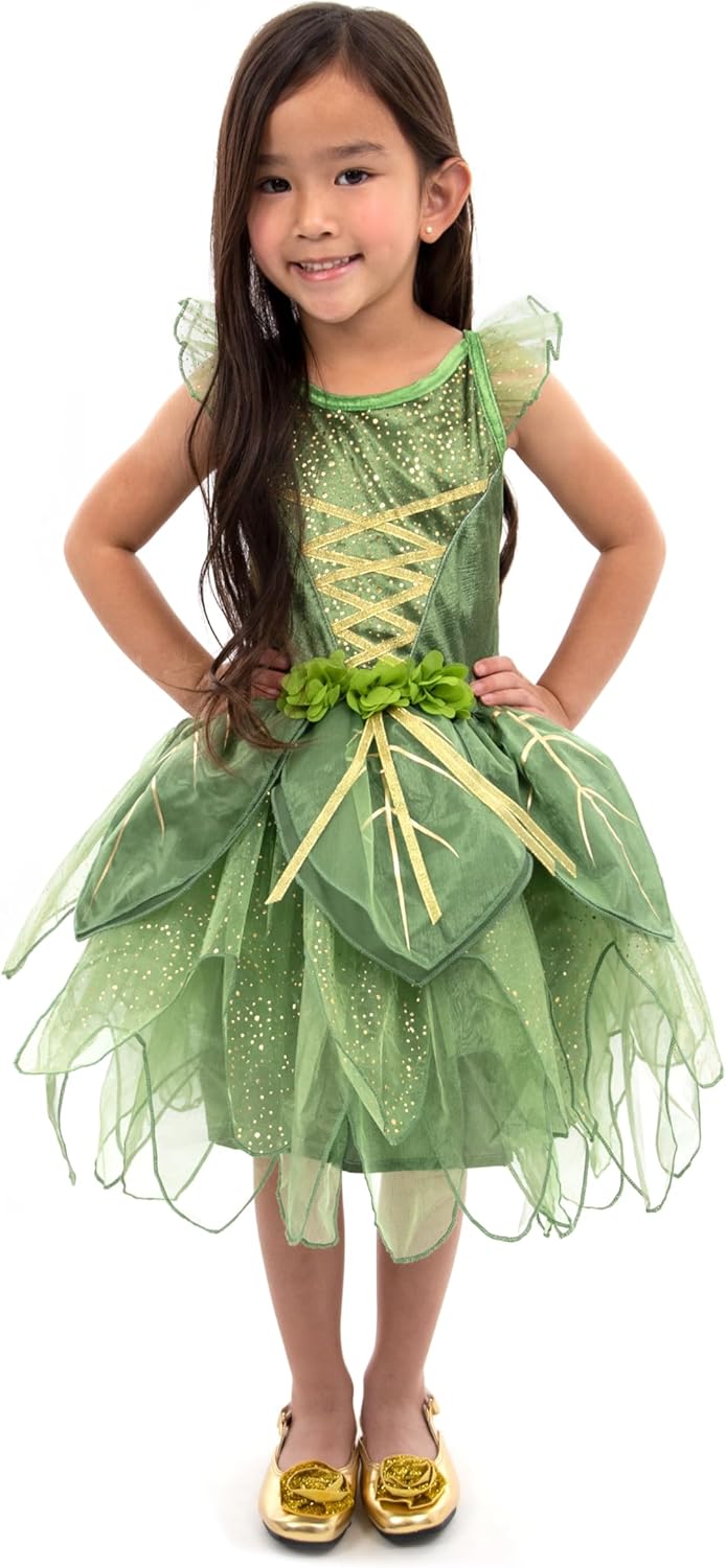 Little Adventures Pixie Tinkerbell Glowing Dress Up Costume