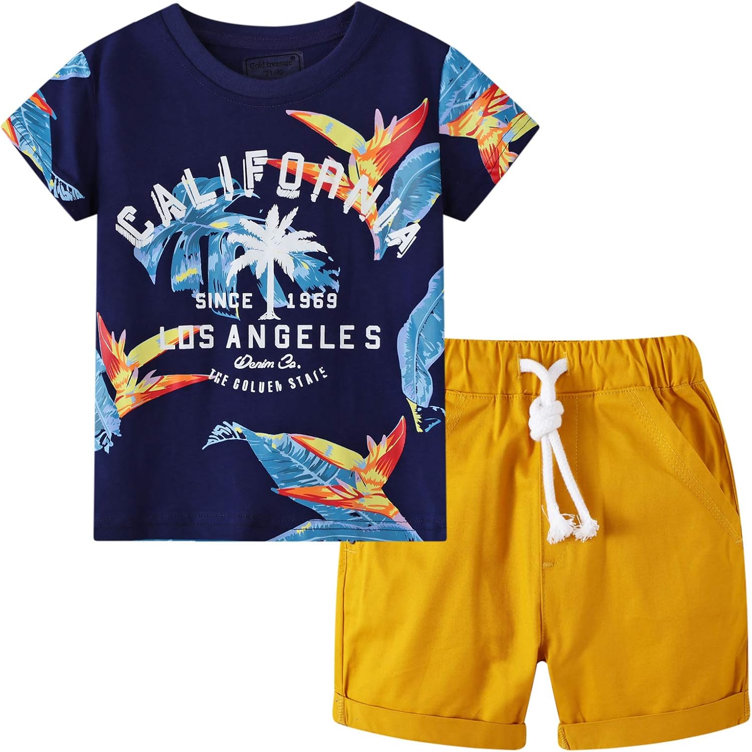 Perfect t-shirt shorts set for boys this summer
