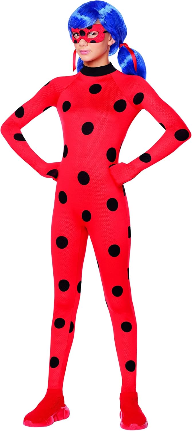 Miraculous Lady Bug Kids Jumpsuit Costume - Halloween More Magic