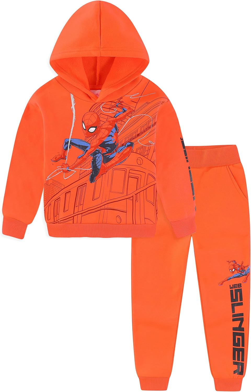 Marvel Spider-Man Boys Hoodie Pants Set for Big Kids
