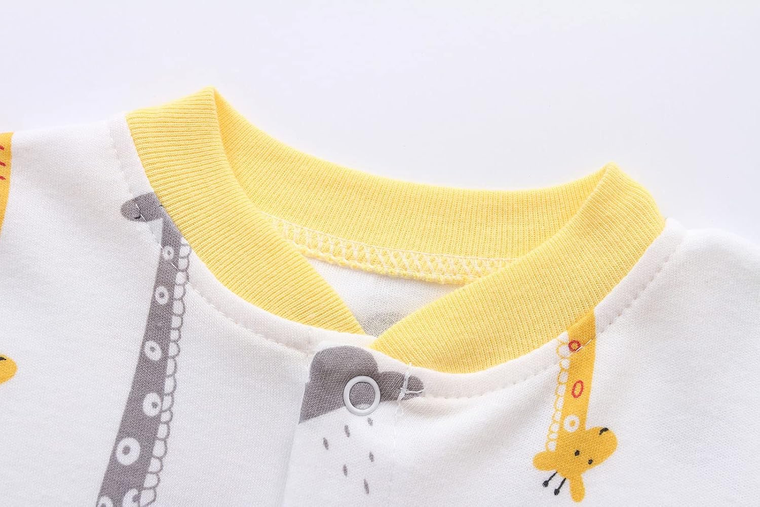 Babymine Checked Organic Cotton Onesie Romper