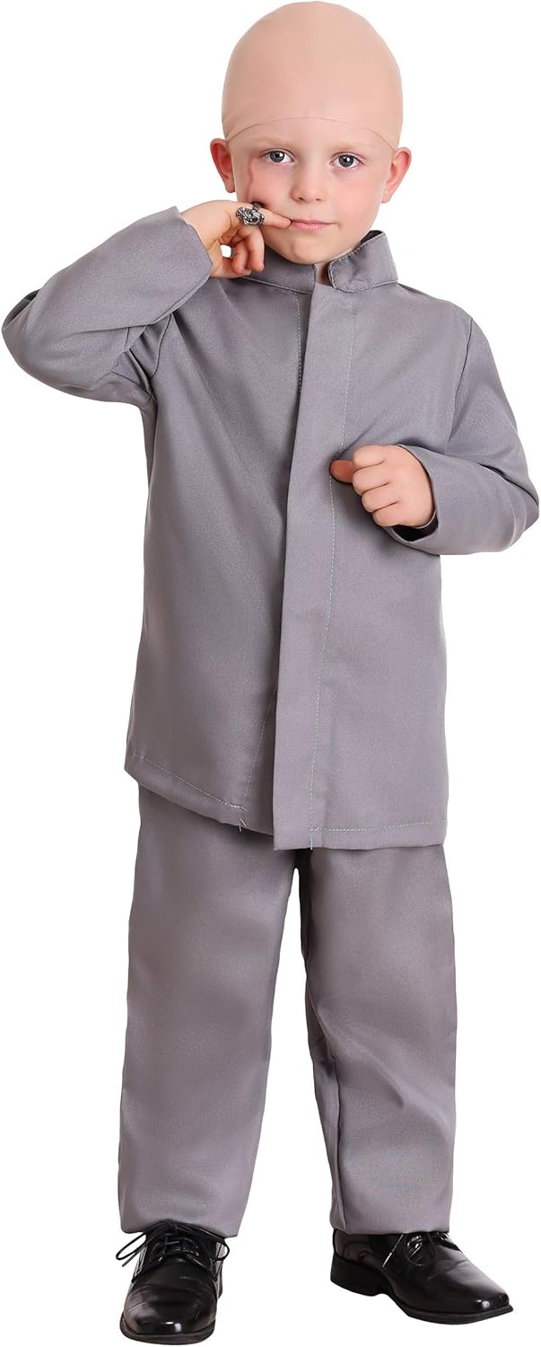Gray Evil Man Costume for Kids - 18mo