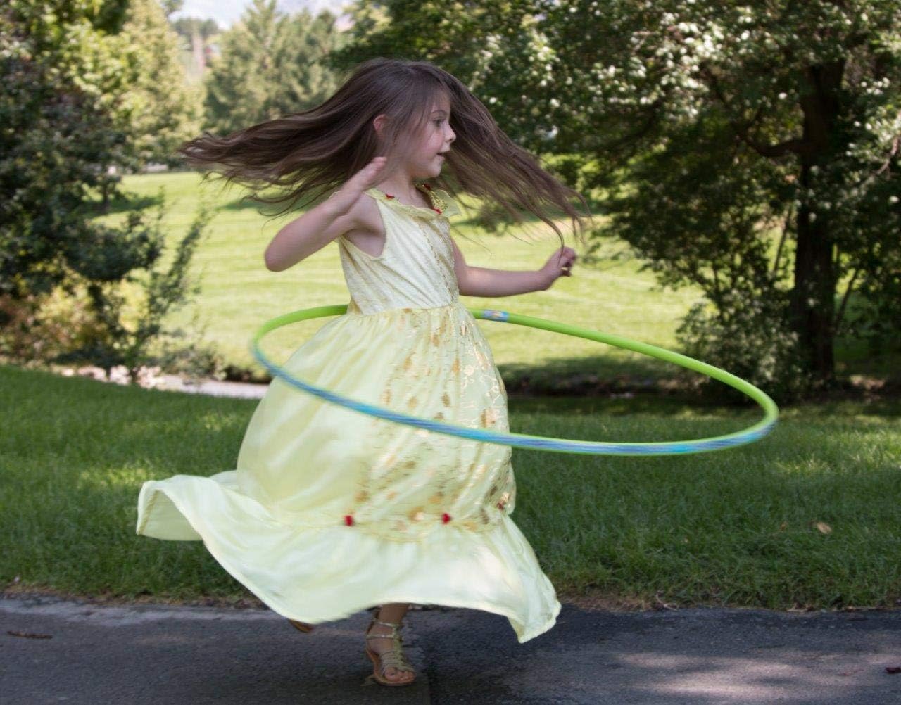 Machine Washable Yellow Beauty Princess Costume for Kids