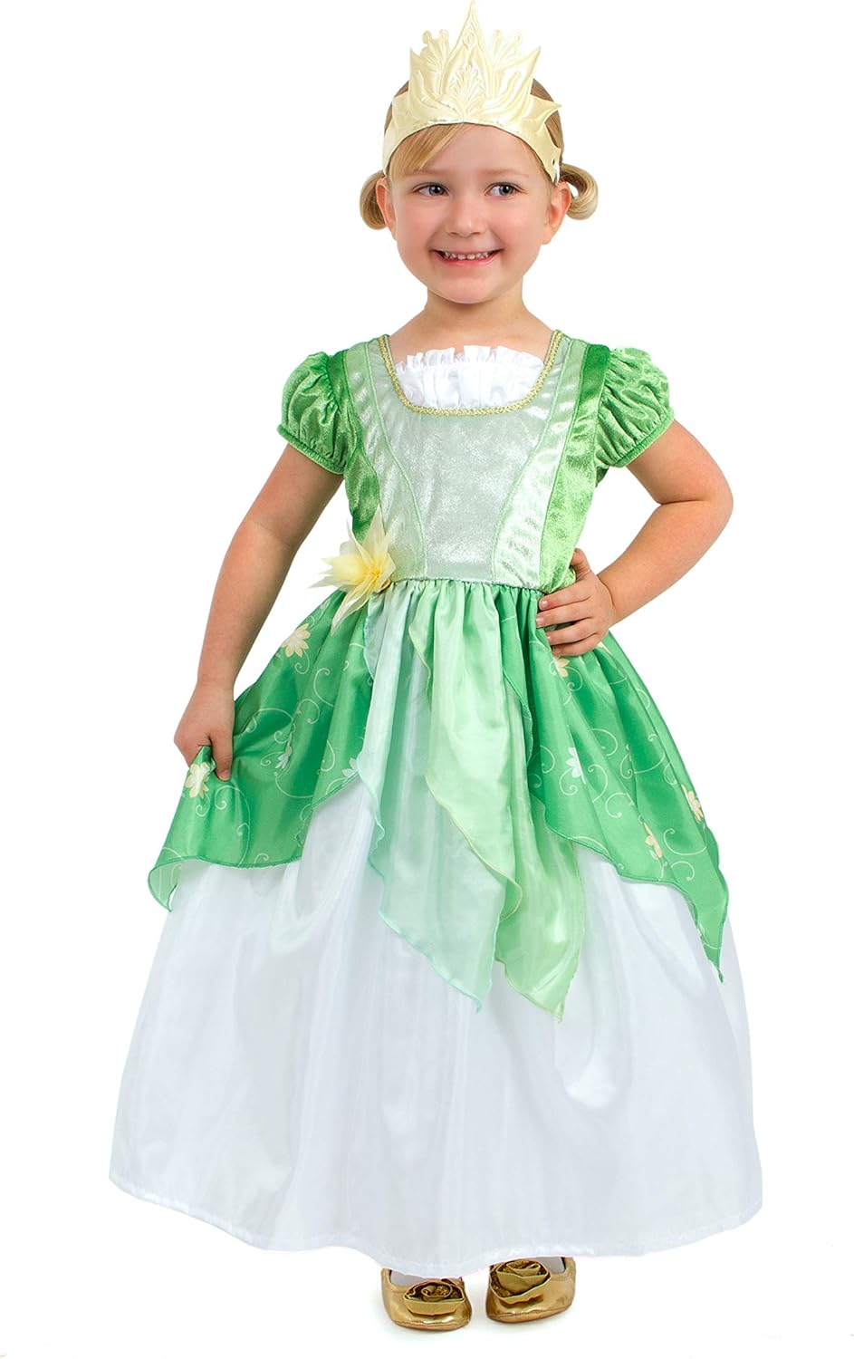 Little Adventures Princess Dress Machine Washable Glitter-Free and Perfect for Play