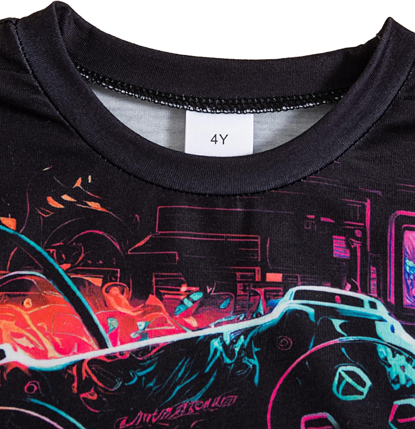 FRCLHWA Boys Letter Graphic T-Shirt Set 2-7T