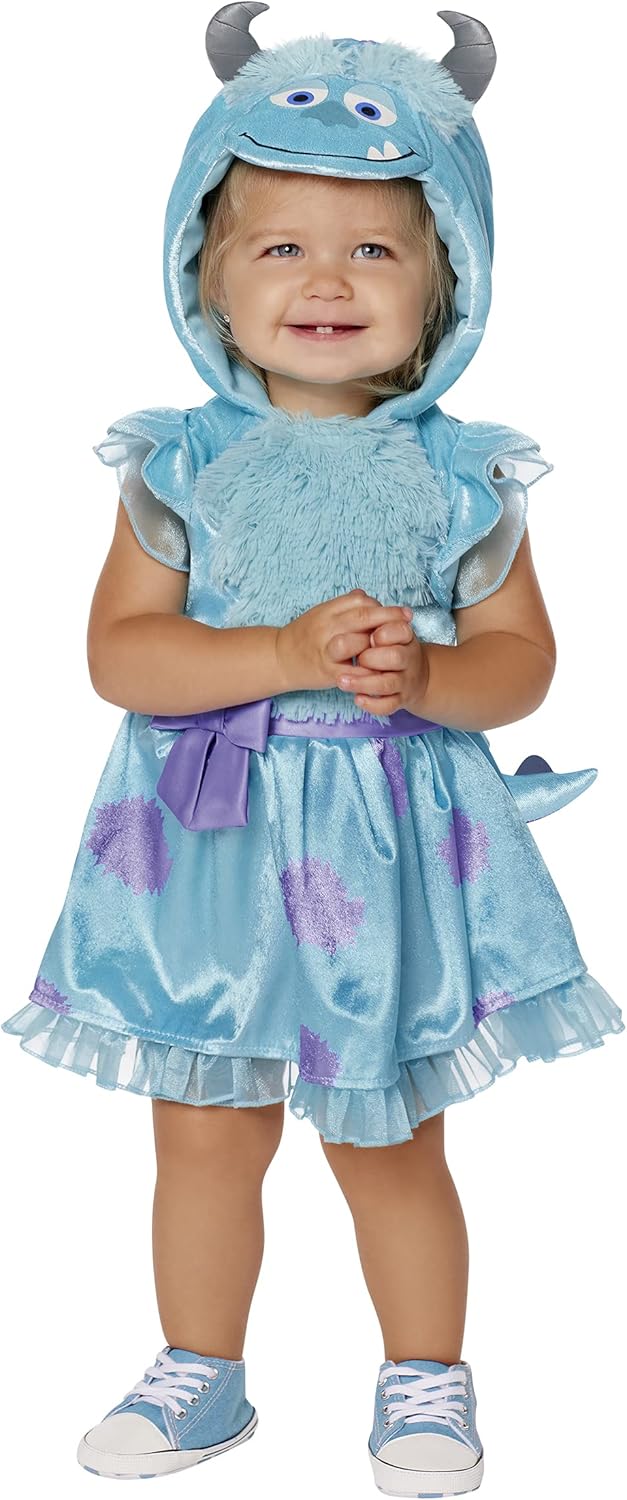 Spirit Halloween Monsters Inc Baby Sulley Dress Costume Cozy Festive Design