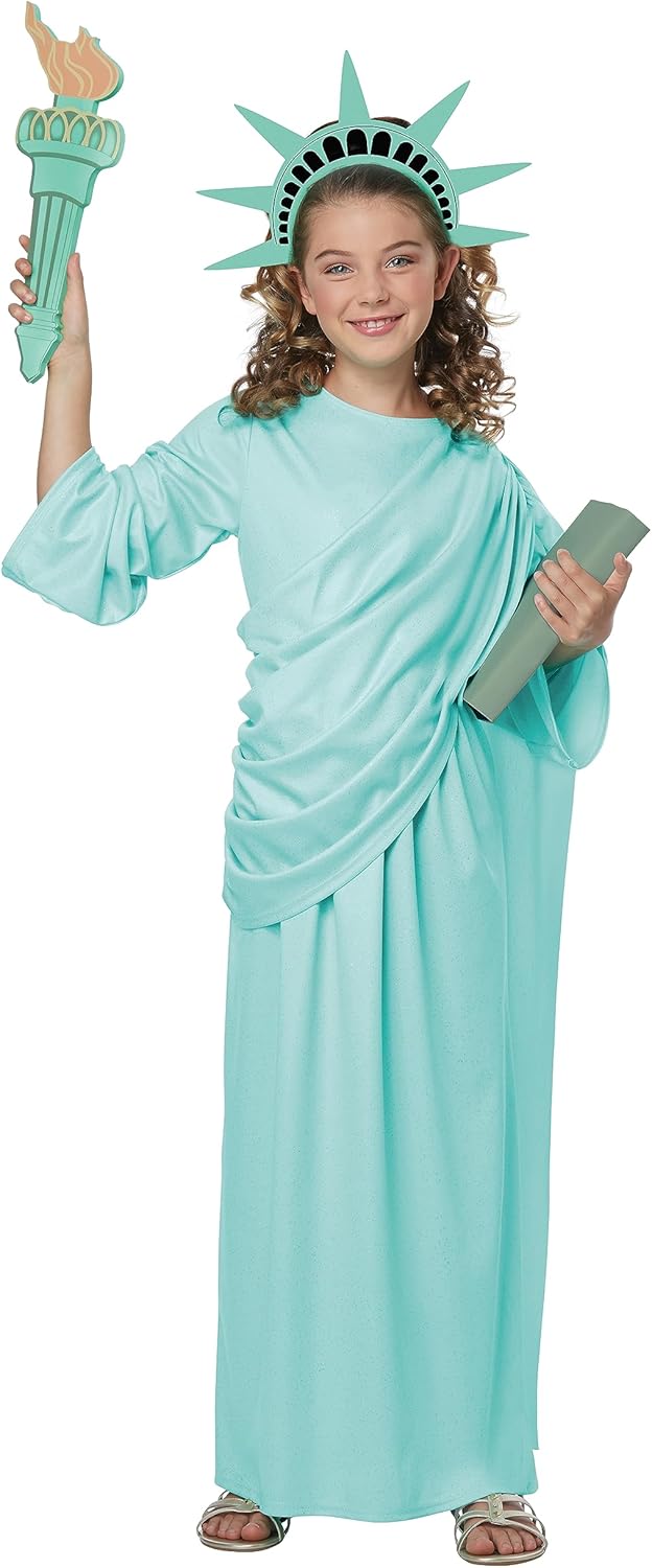 Statue of Liberty Girls Costume - CalifornianCostume Shop - Shop Online Now