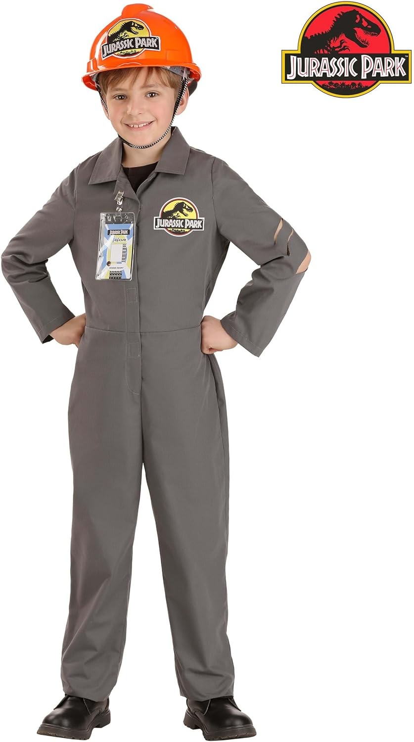 Jurassic Park Employee Kids Costume Halloween Halloween Employee Kids Costumes
