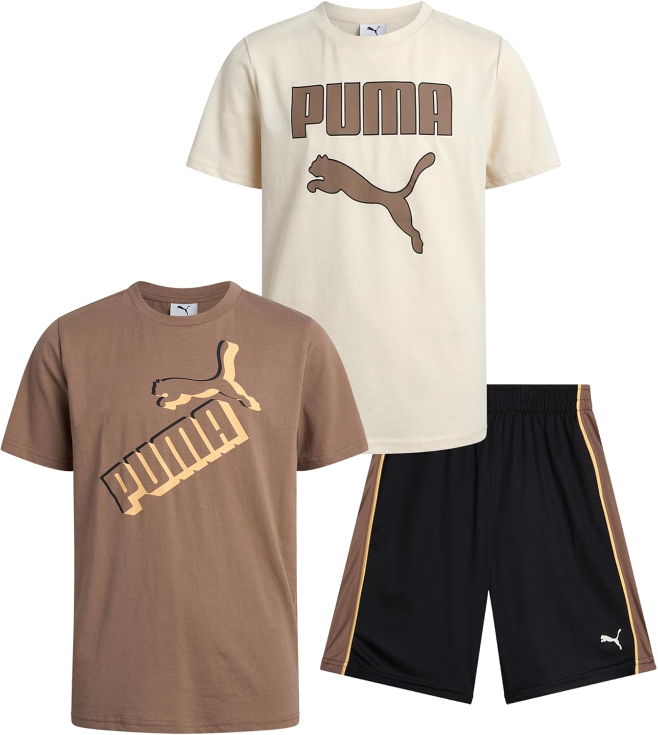 PUMA Boys Performance T-Shirt Tank Top and Gym Shorts Set