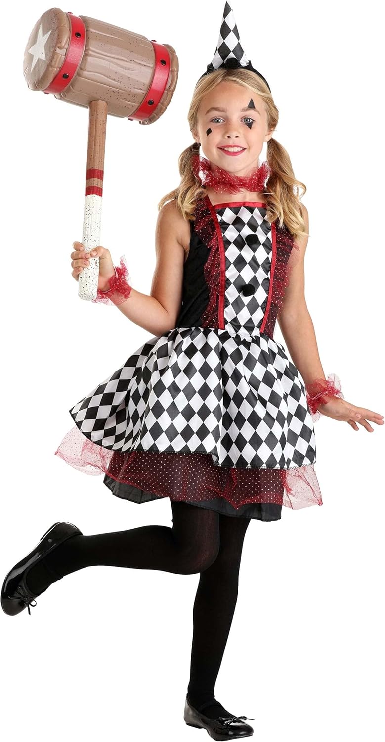 Elegant Kids Harlequin Costume