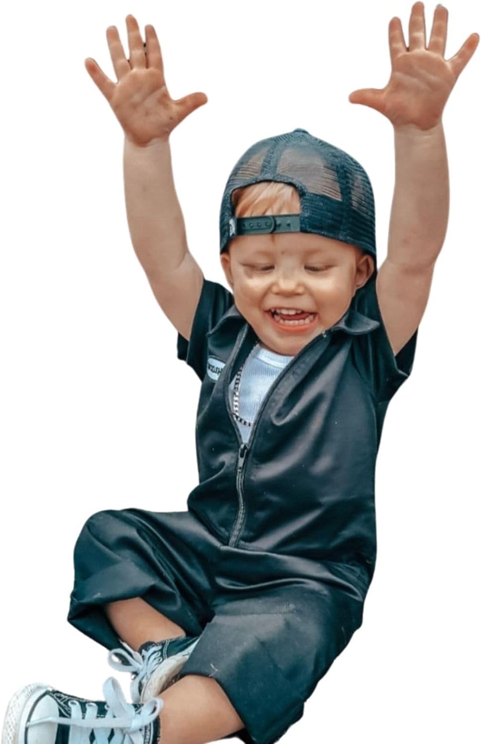 Knuckleheads Mechanic Photoshoot Overall Puzzle Jumpsuit for Boys Girls
