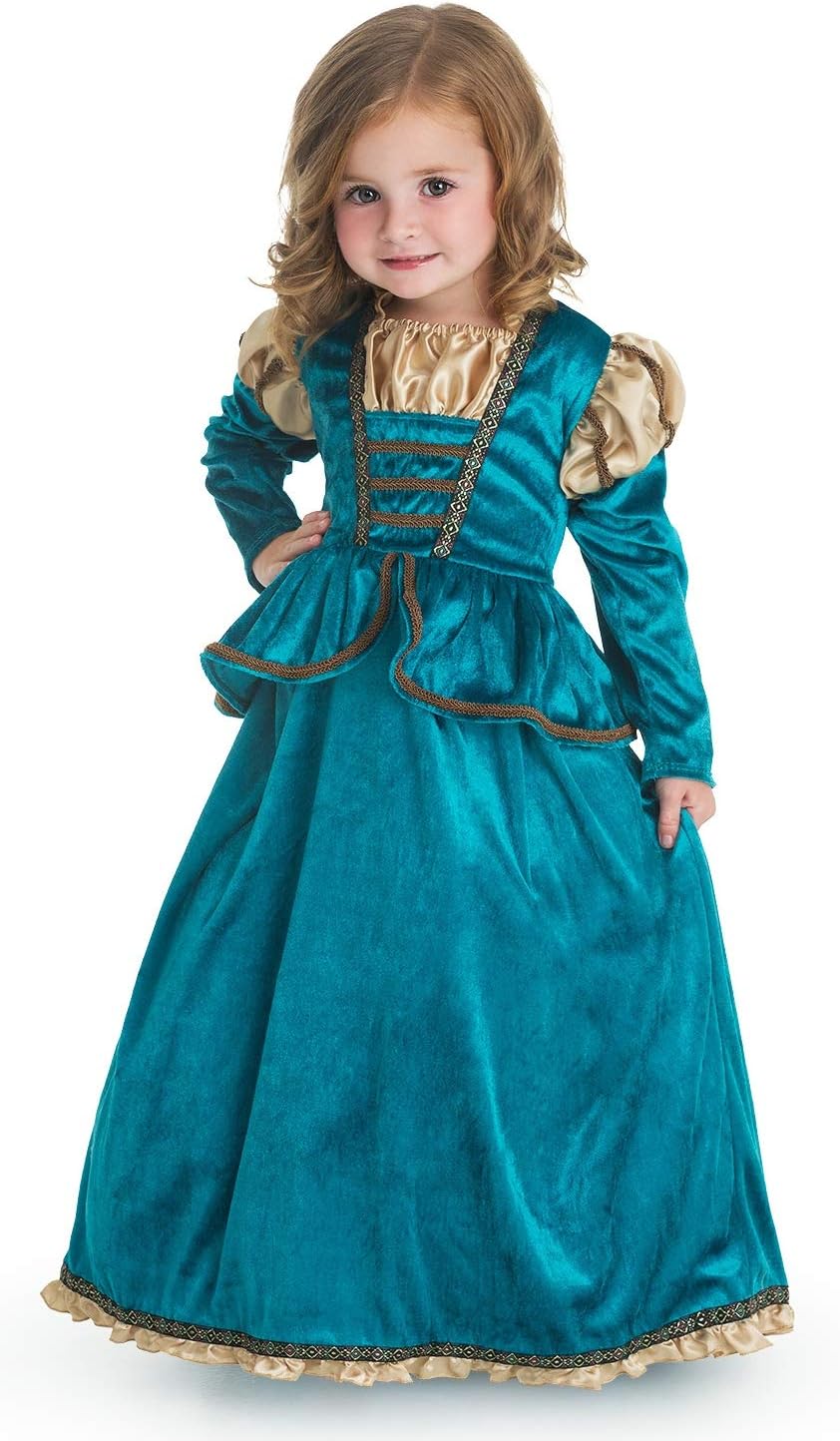 Little Adventures Princess Costume for Girls Medieval Theme