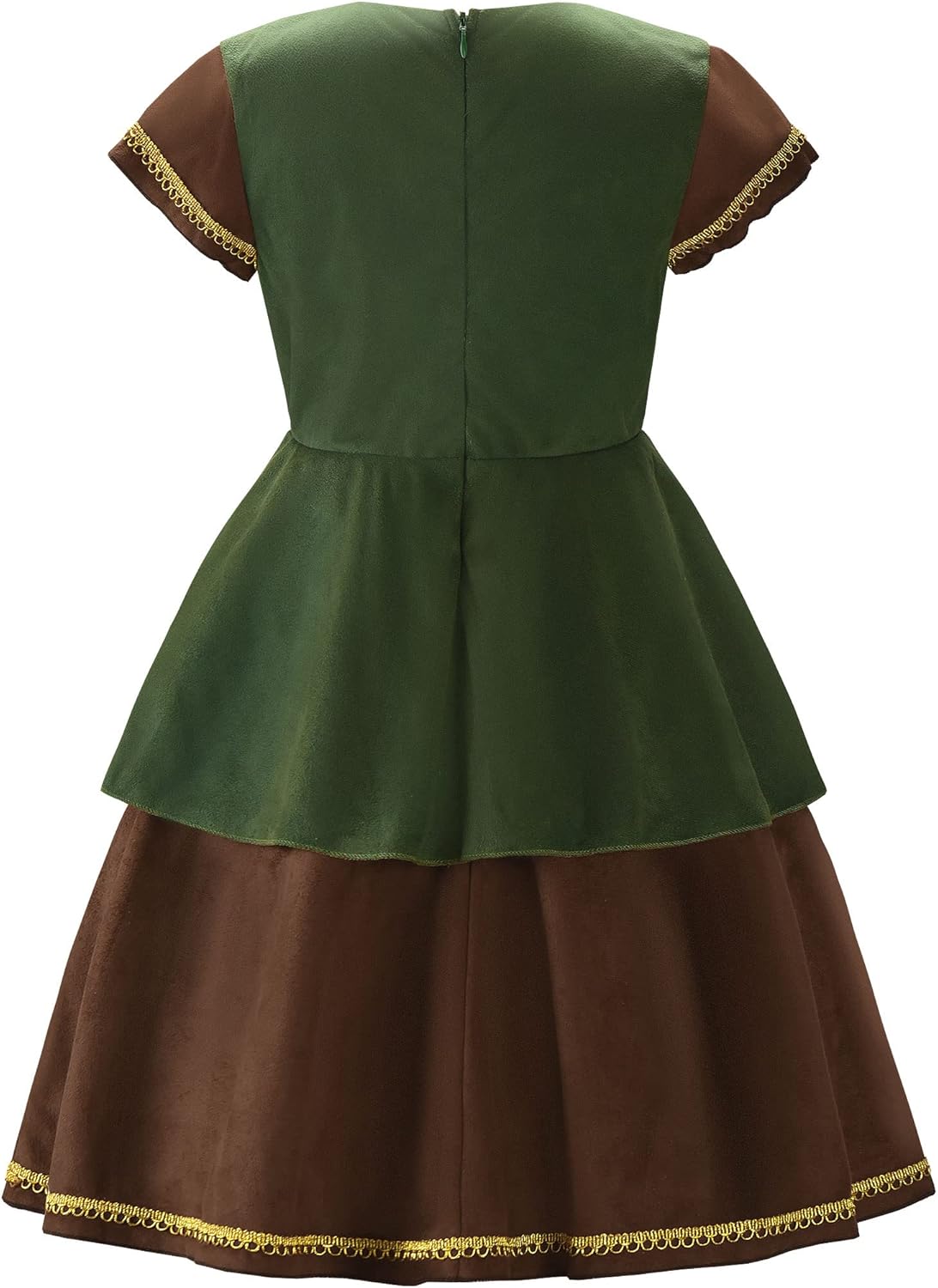 Elegant Archer Green Costume