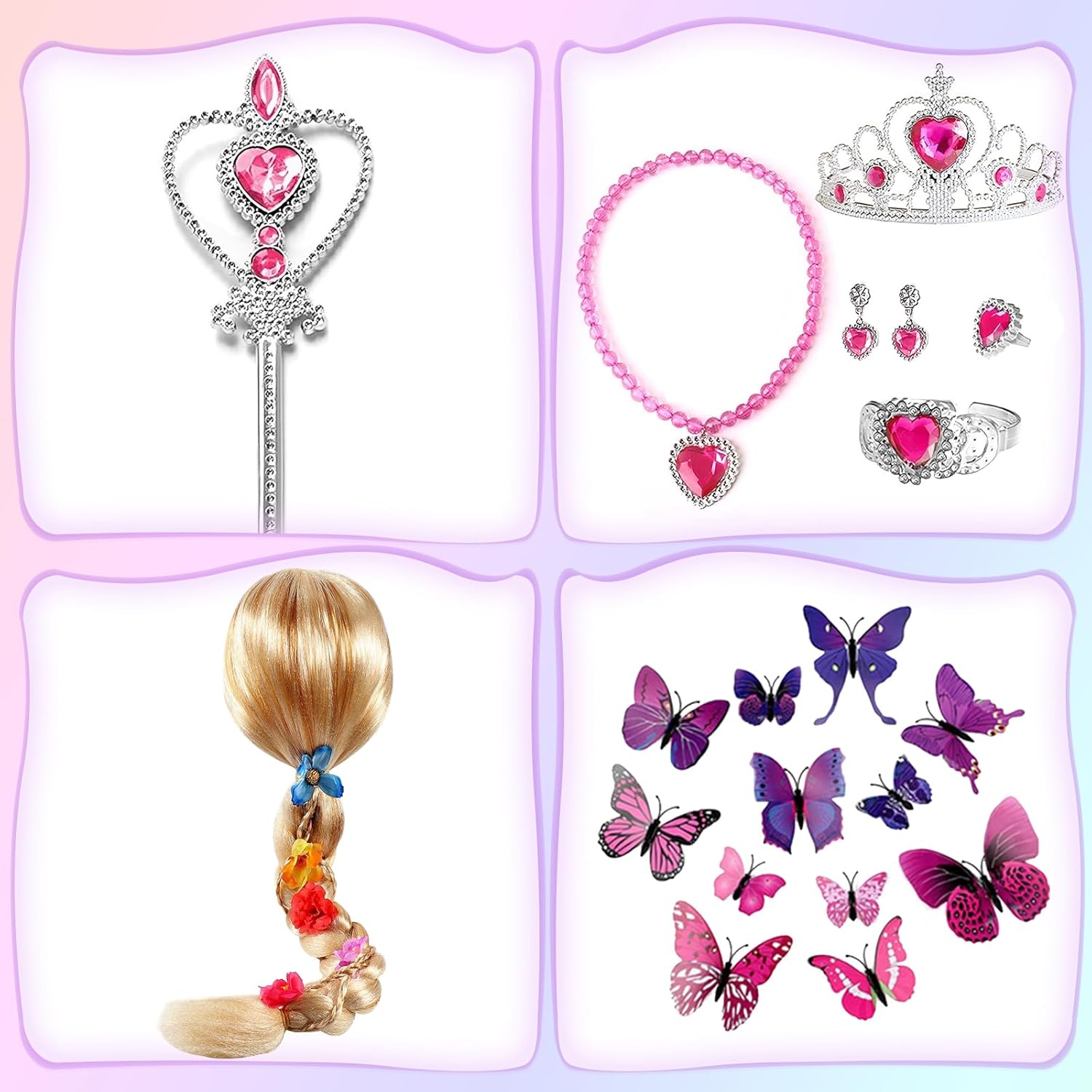 Caroline Girls Rapunzel Princess Dress Up Set