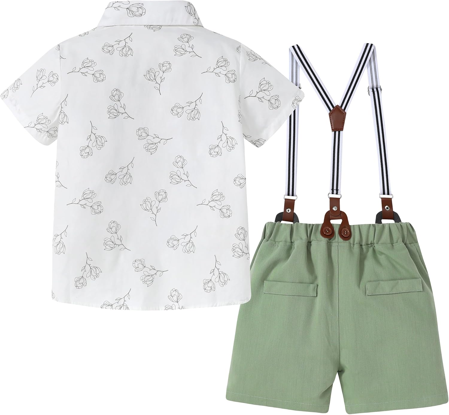 ZOEREA Boys Summer Short Set Casual Formal Outfit 5-10Y
