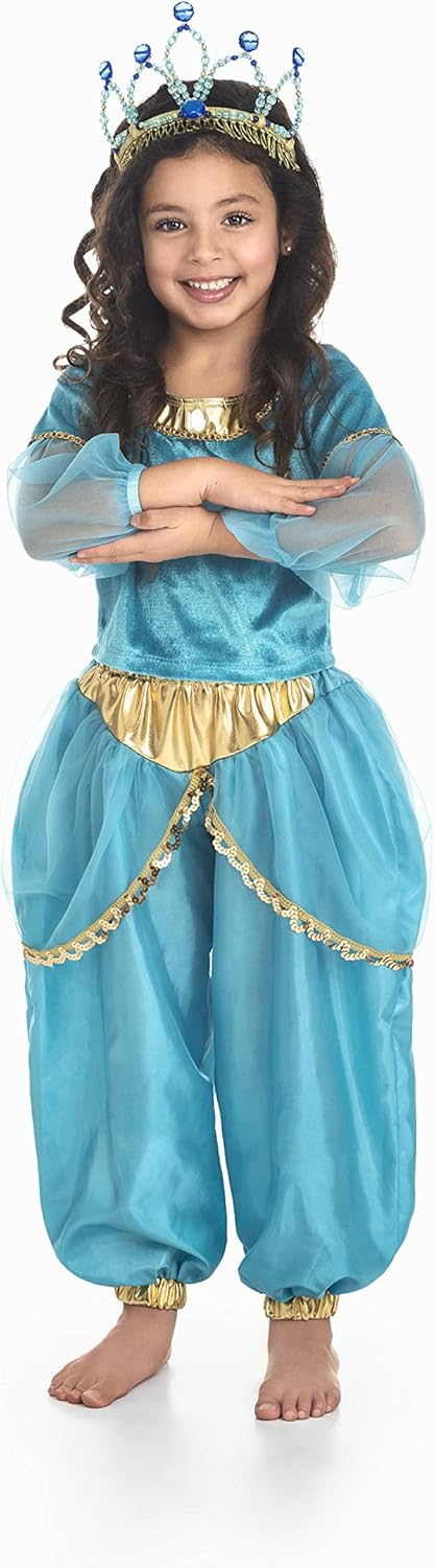 Little Adventures Princess Dress Up Costume - Bold and Machine Washable Princess Dress