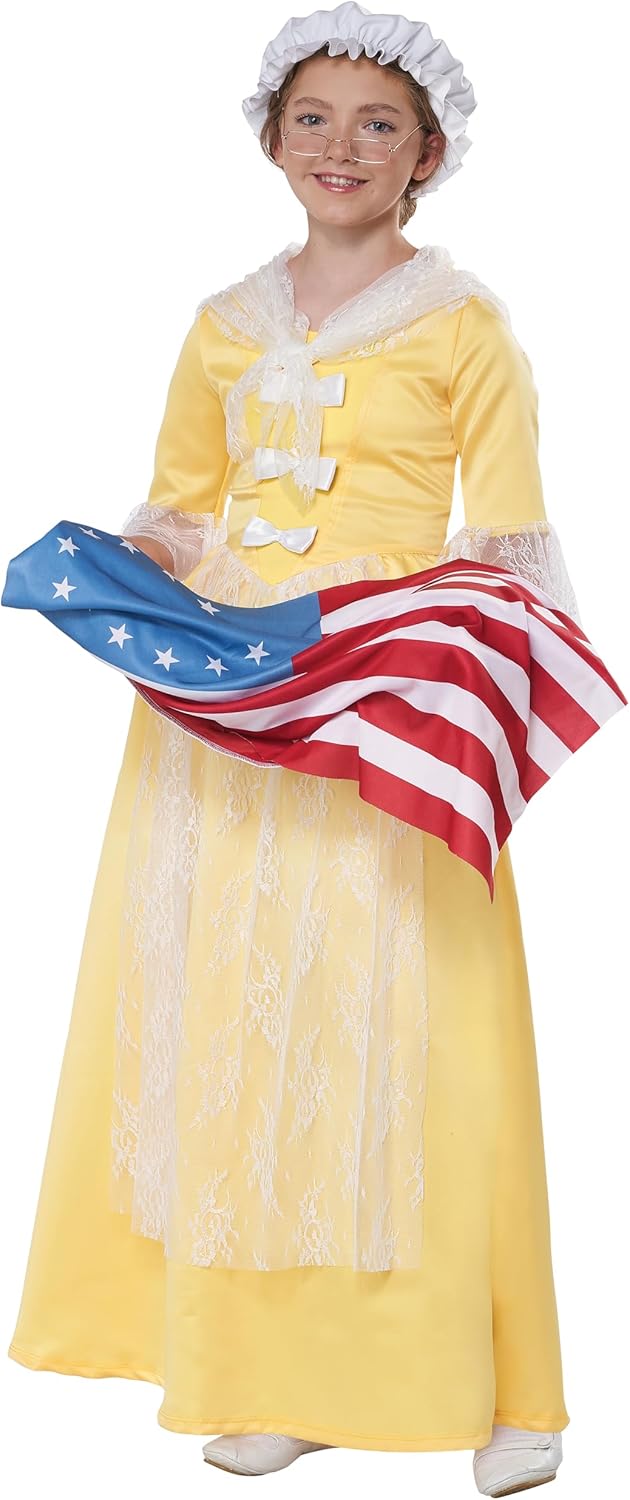 California Costumes Girls Betsy Ross Costume