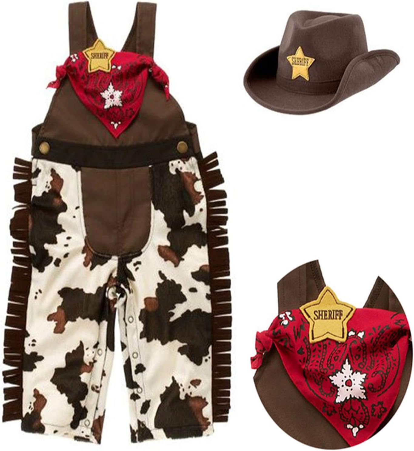 Adorable sheriff boy costume