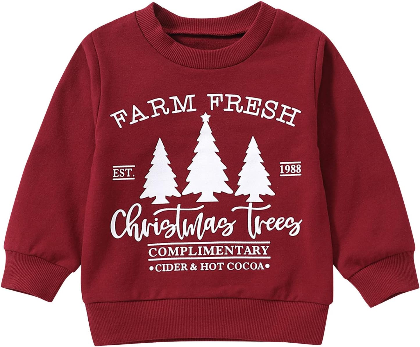 Newborn Boys Christmas Outfit - Soft Long Sleeve Sweater Set