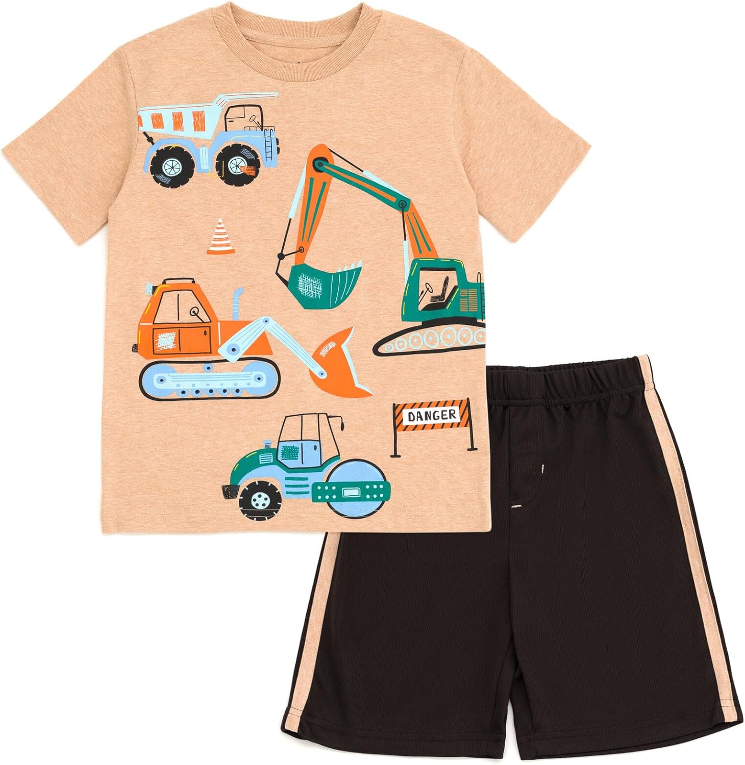 Dinosaur Animal Video Game Astronaut Truck T-Shirt Mesh Shorts