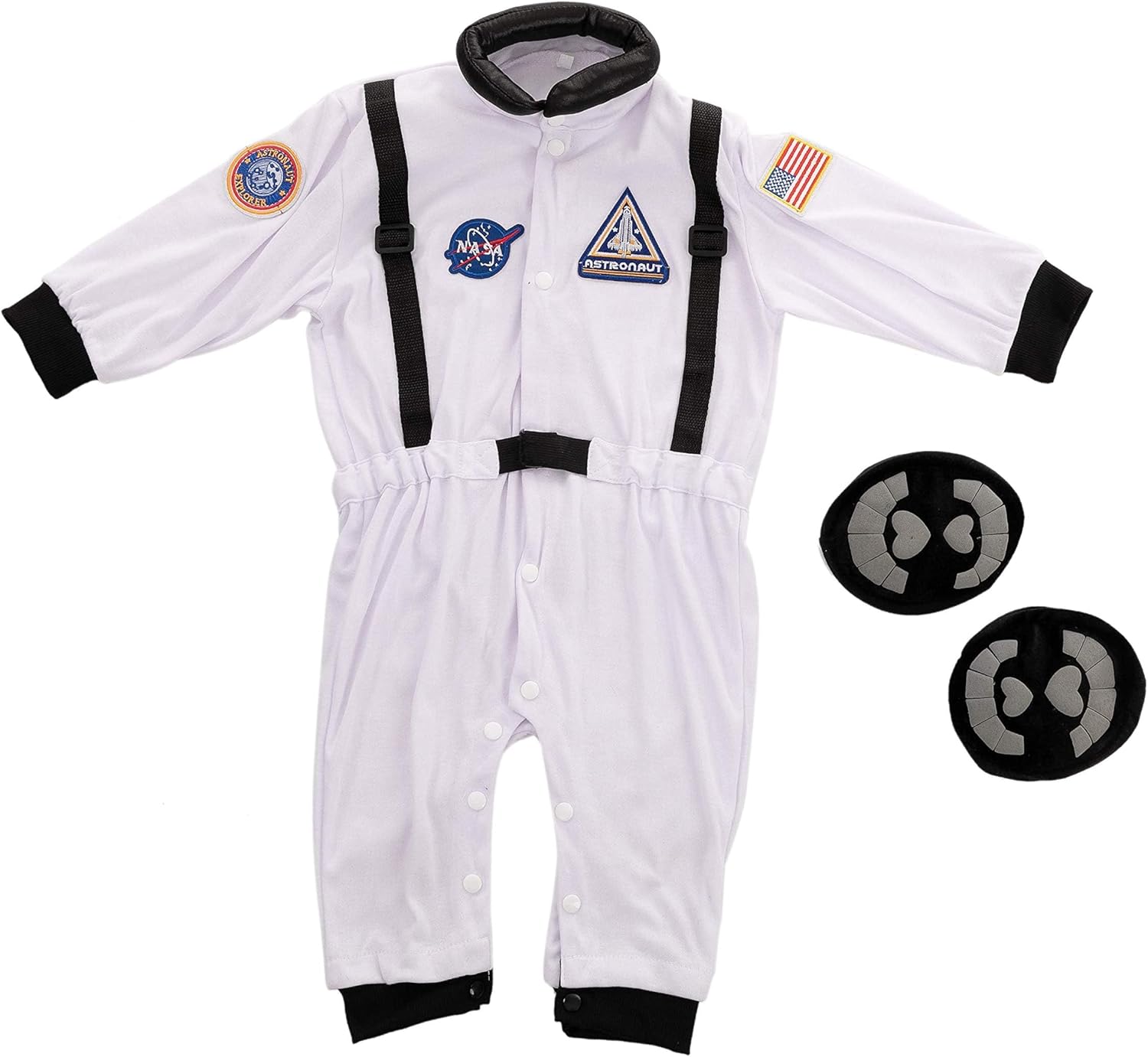 Spooktacular Creations Toddler Halloween Astronaut Costume - Space-themed BabyJumpsuit with Boots