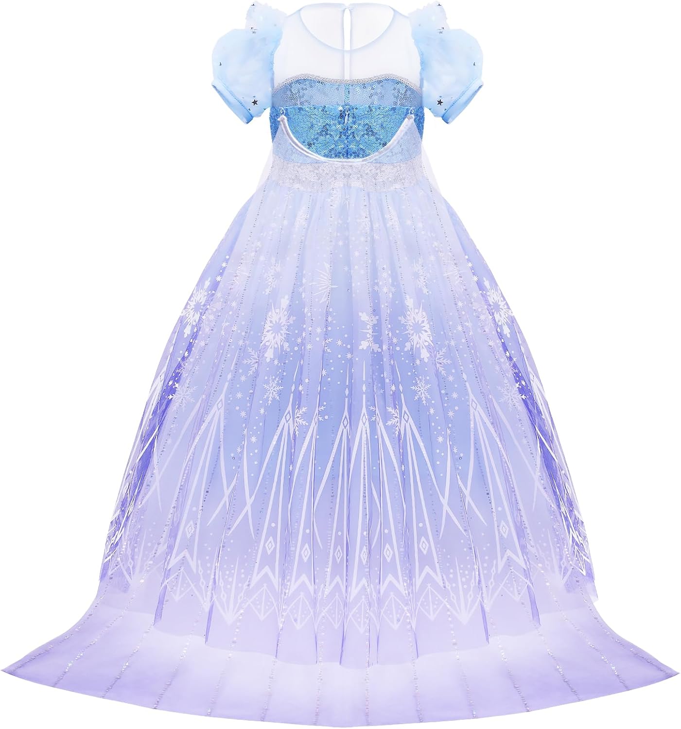 Princess Dress Up for Girls - Snow Queen Costume with Accessories