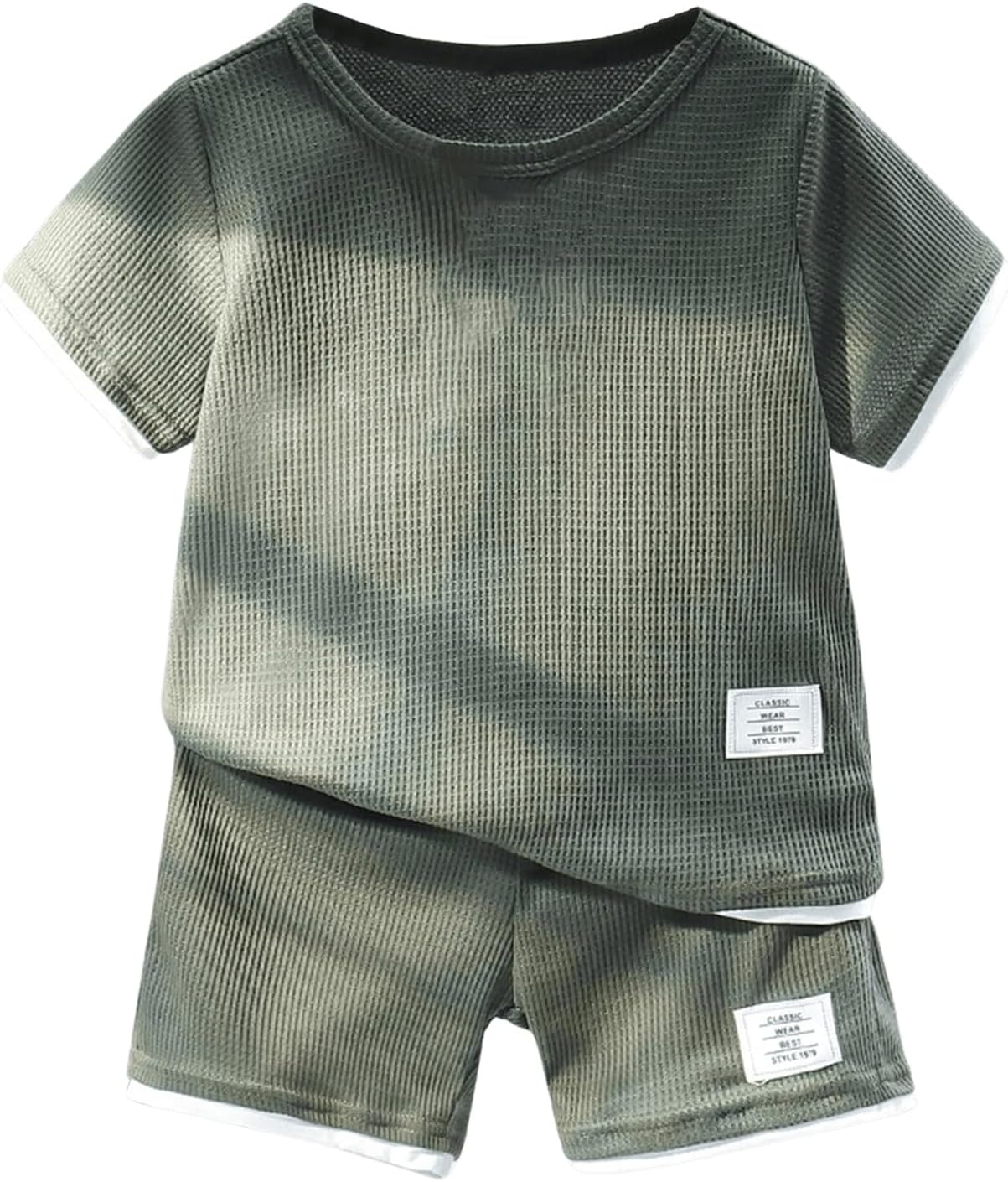 Verdusa Kids 2-Piece Casual Outfits Soft Stretchy for Toddler Boys