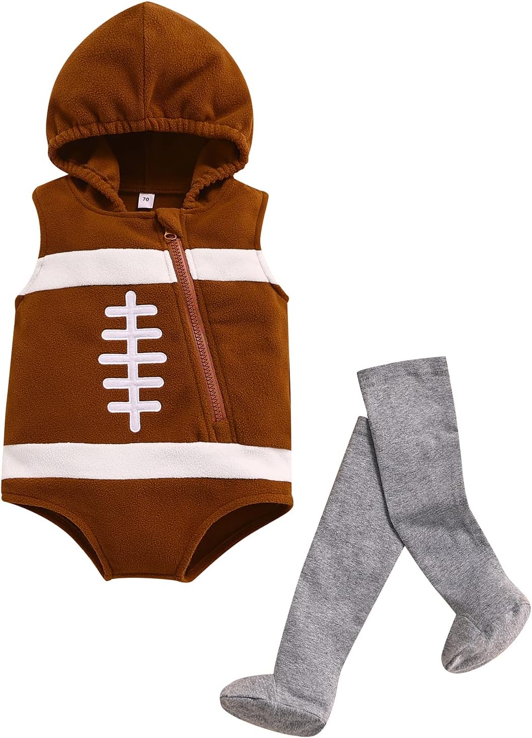 SAYOO Baby Halloween Unisex Cosplay Fleece Romper
