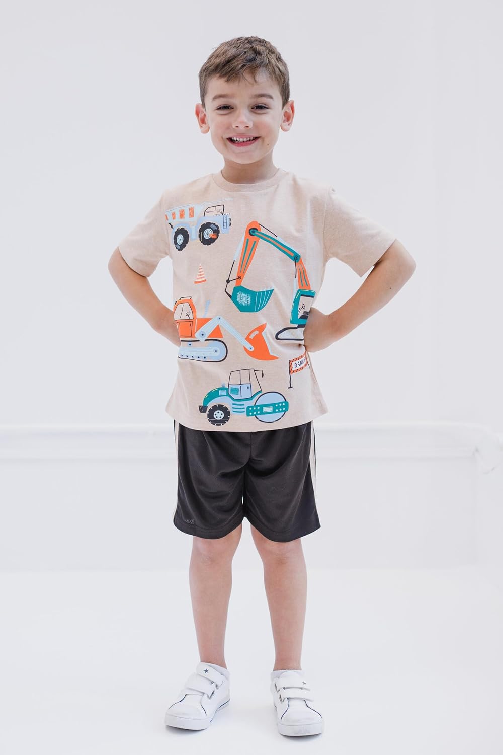 Dinosaur Animal Video Game Astronaut Truck T-Shirt Mesh Shorts