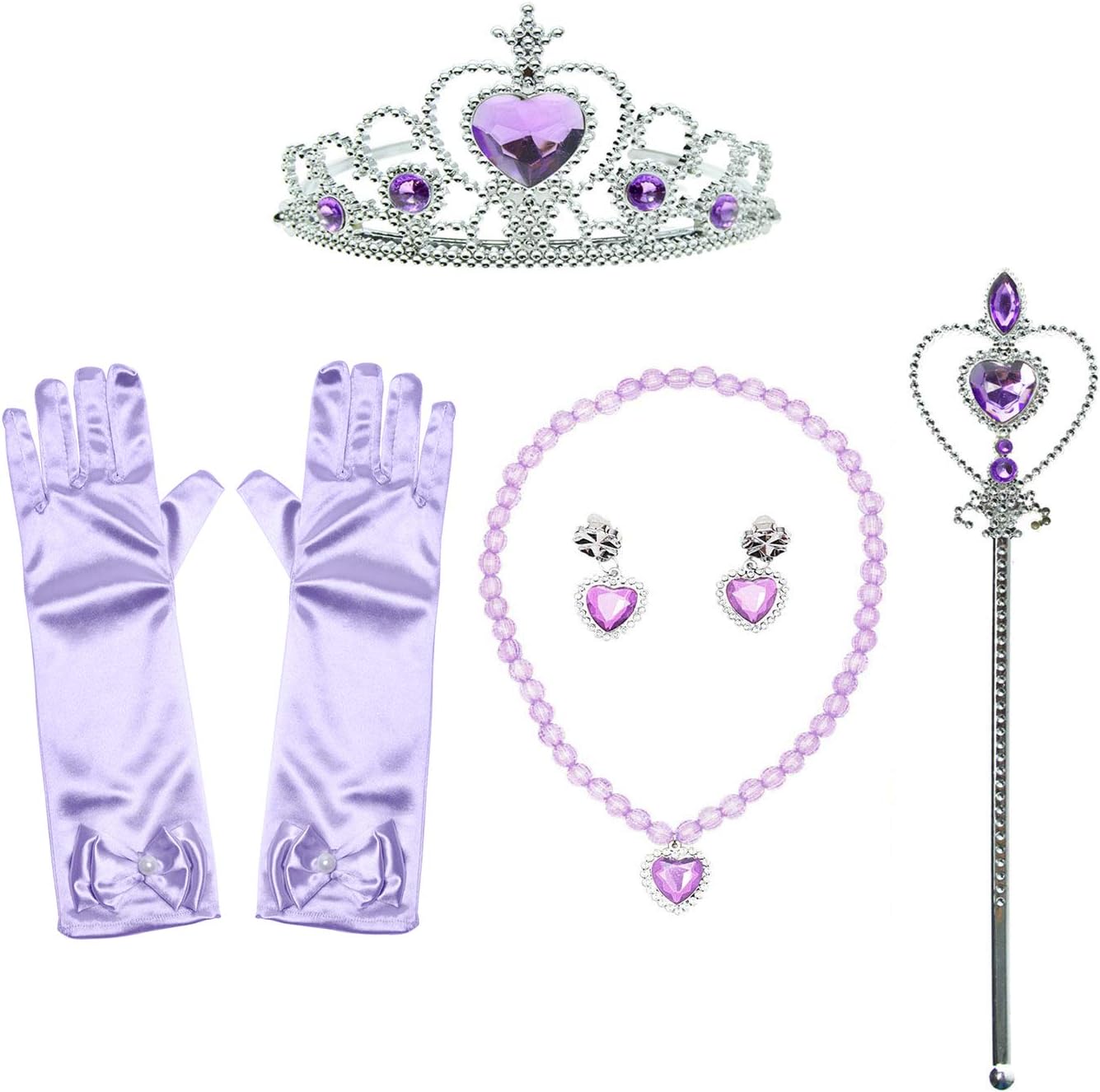 Joy Join Princess Long Hair Costume Collection for Toddler Girls