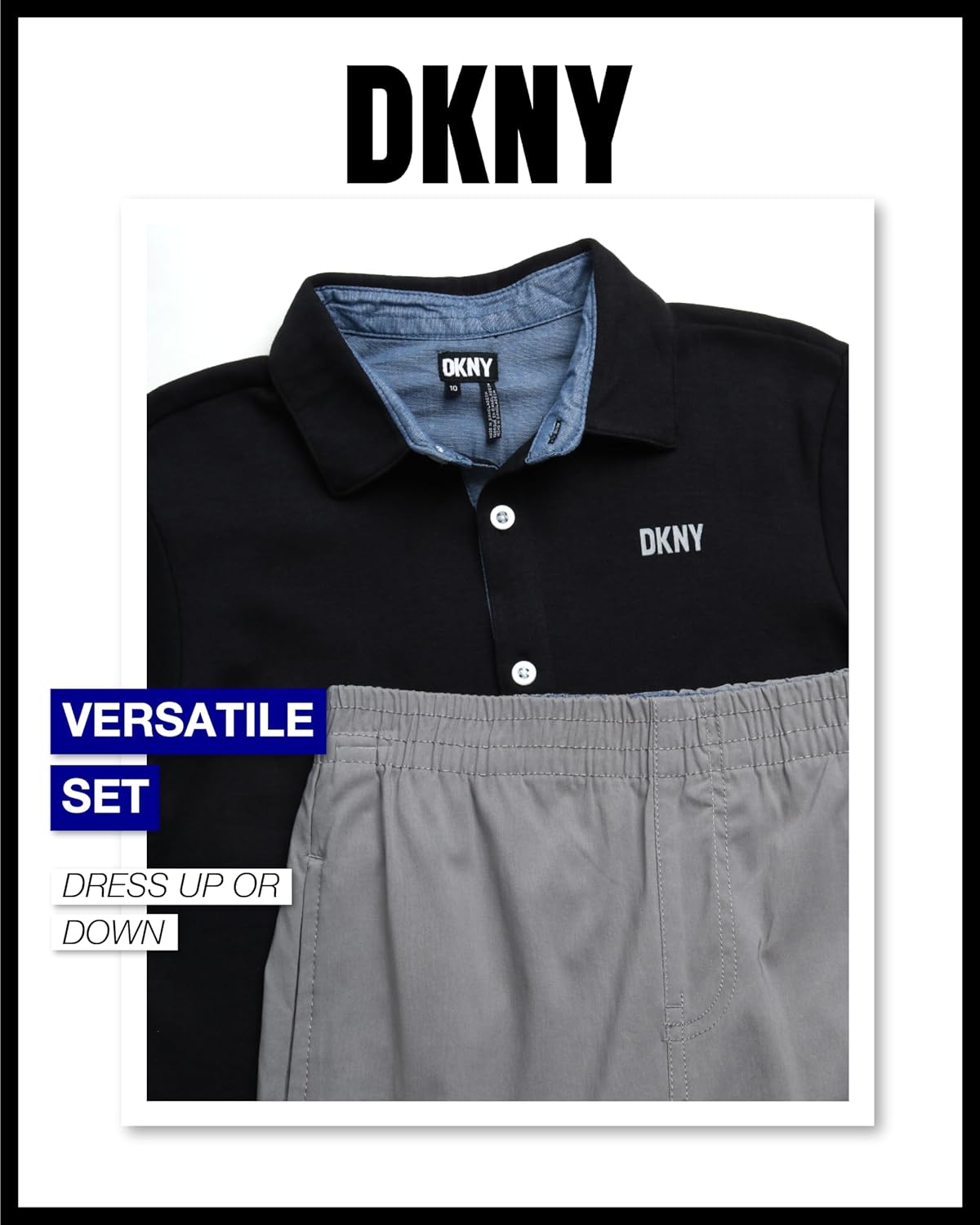 DKNY Boys Perfect Fit 2-Piece Set